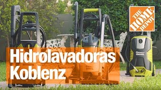 Conoce las Hidrolavadoras Koblenz y mantén limpio tu hogar  Limpieza  The Home Depot Mx [upl. by Oimetra]