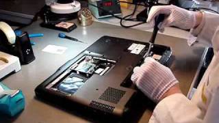 Reparation demontage PC portable HP DV 9000 Partie 16 [upl. by Olds]