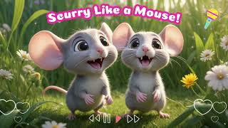 Scurry Like a Mouse Fun Little Song for Kids  BopBop Song [upl. by Nirroc]