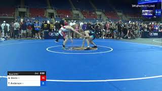 120 Lbs Quarterfinal  Braeden Davis Michigan Vs Trever Anderson Iowa 4cd1 [upl. by Antonetta]