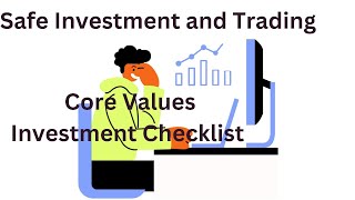 Day 29 23Feb24 Core Values  Investment Checklist [upl. by Akirehc]