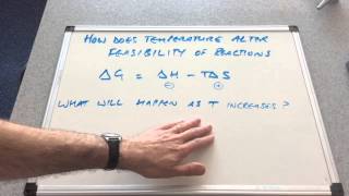 Effect of Temperature on Feasibility of Reactions [upl. by Htehpaj]