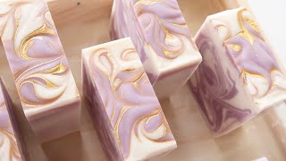 Cold process soap making tutorial Oasis Swirl You can make this soap 9 [upl. by Armitage]