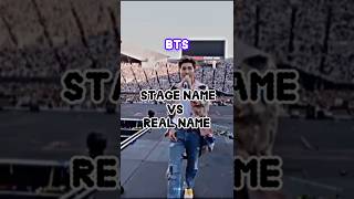 BTS Stage Name vs Real Name 💜 music shameless song lyrics btsforever bangtansonyeondan방탄소년단 [upl. by Hildegarde]