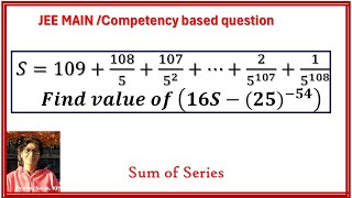 How to 𝐸𝑣𝑎𝑙𝑢𝑎𝑡𝑒 𝟏𝟔𝑺−〖𝟐𝟓〗−𝟓𝟒  if 𝑆1091085 10752 …  15108  JEE Main  Sum of Series [upl. by Gilleod]