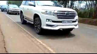 LOVELY DP RIGATHI Gachagua motorcade entrance in Nyeri for Outspan Medical College graduation 🎓❤️❤️ [upl. by Tollmann786]