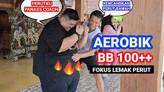 AEROBIK BAKAR LEMAK DAN KALORI BERAT BADAN 100 FOKUS LEMAK PERUT [upl. by Ainesell]