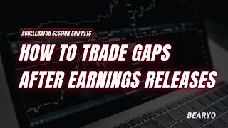 How to Trade Gaps after Earnings Releases  Live Position Review SN COMP [upl. by Ettenyl]