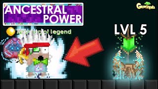 UPGRADE ANCESTRAL İTEM TO NEW LEVEL OMG  GrowTopia [upl. by Eillim846]