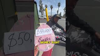 Millionaire blessed homeless with disability with 50000 short s t [upl. by Lempres26]