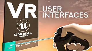 Build User Interfaces In VIRTUAL REALITY For Unreal Engine 5 [upl. by Meeharbi]