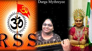 Namaste Sada Vatsale RSS Prayer On Veena Durga Mythreyee [upl. by Htebaras]