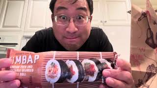 First Try of Trader Joe’s Kimbap [upl. by Nonnahs]