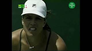 Serena Williams v Jennifer Capriati  2001 Miami QF Highlights [upl. by Janice]