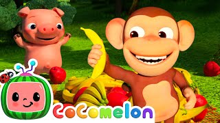 Apples and Bananas  CoComelon Furry Friends  Animals for Kids [upl. by Comstock]