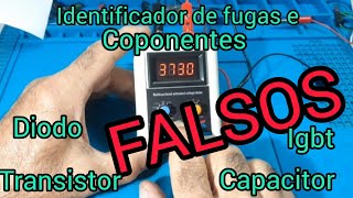 identificador de fugas e componentes falsos [upl. by Aninad252]