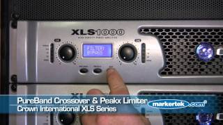 Crown International XLS Series DriveCore Power Amplifiers [upl. by Nnaid]