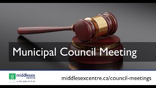 November 6 2024  Middlesex Centre Council Meeting  Part A [upl. by Prochora]