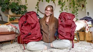 unboxing  tour of the osprey fairview 55L [upl. by Oedama]