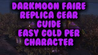 Darkmoon Faire Replica gear guide Easy 30k per character [upl. by Mingche]