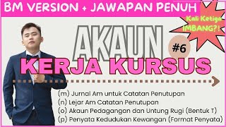 2024 Akaun Projek Kerja Kursus BM VersionPart6｜Catatan PenutupanAkaun Perdagangan Untung RugiPKK [upl. by Alban909]