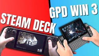 Valve Steam Deck Vs GPD Win 3 [upl. by Mari500]