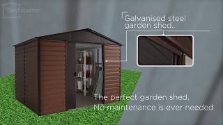 Features of Yardmasters Woodview Metal Sheds [upl. by Verne]