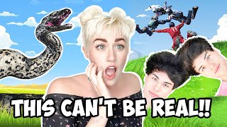 Theres NO WAY StokesTwins Faced 100 FEARS in 24 HOURS thatgirlmair REACTION [upl. by Guise]