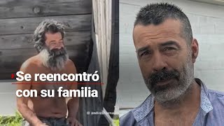 PARECE GALÁN DE TELENOVELA  Hombre en situación de calle se reencuentra con sus familiares [upl. by Navetse]