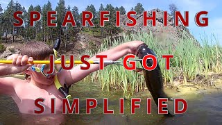 HOW TO SPEARFISH FRESHWATER  THE WORLDS SIMPLEST WAY [upl. by Tebasile43]