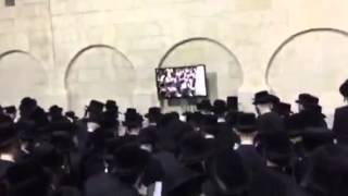 Bobov Rebbe At Kever Rochel Shvat 5775 [upl. by Kalb]