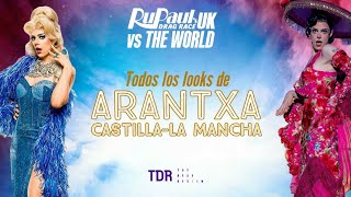 Todos los looks de Arantxa CastillaLa Mancha en RuPauls Drag Race UK vs The World 2 🌎 DragRace [upl. by Nereen]