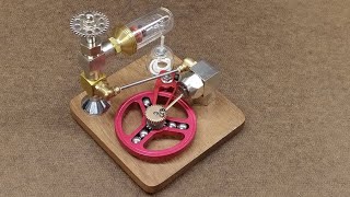 SpeedControlled RingbomStirling Engine [upl. by Cheatham]