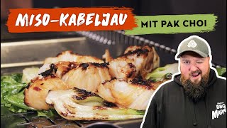 Gegrillter Kabeljau mit Miso und Pakchoi  BBQ Madness [upl. by Einafets]