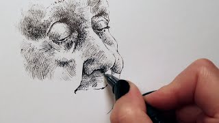 MiniLesson Crosshatching in Pen with France Van Stone [upl. by Arahk800]