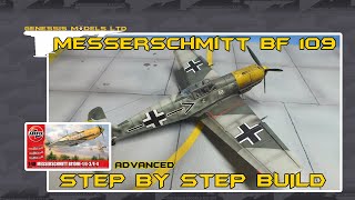 Airfix  Messerschmitt Bf 109  148 Scale Model  Advanced Step By Step Video Build  Episode1 [upl. by Glarum167]