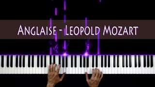 Anglaise  Leopold Mozart  Piano Tutorial [upl. by Martica98]