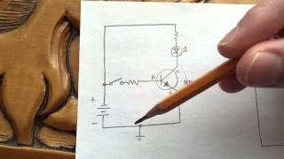 NPN vs PNP Transistors as CommonEmitter Switches [upl. by Nomead]