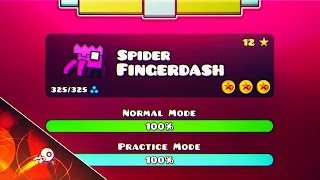 SPIDER FINGERDASH  GEOMETRY DASH 21 [upl. by Sherlock]