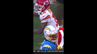 Mecole Hardman catches for a 37yard Gain vs Los Angeles Chargers [upl. by Dougherty]