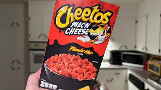 Cheetos Mac Cheese Flamin Hot Review [upl. by Yelkcub]