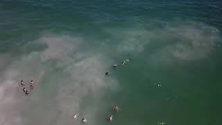 Wrightsville Beach NC Rip Current Drone Footage [upl. by Noryd]