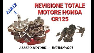 RIMONTAGGIO P1 MOTORE HONDA CR125 JE01E [upl. by Scully136]