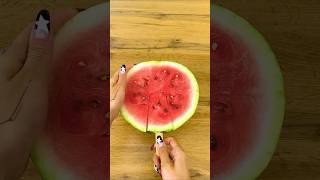 MY KID ONLY EATS SWEETS Lets make healthy ice cream from watermelon cool DIY ideashortstrending [upl. by Melinde39]