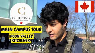 Conestoga College Main Campus Tour  Doon Valley Kitchener 🇨🇦 [upl. by Ydurt]