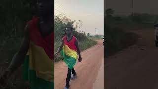 David Opei from Sankore in the Ahafo Region has embarked on a peace walk campaign [upl. by Buttaro]