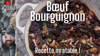 Bœuf Bourguignon Traditionnel  Recette Facile et Savoureuse [upl. by Anneg720]