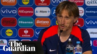 Luka Modric shares touching moment with journalist who asks him never to retire [upl. by Saw]