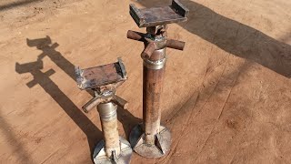 how to make mechanical screw jack  mechanical jack  mechanical jack design  abdul shakoor [upl. by Anayt]