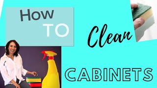 How to Clean Painted Cabinets [upl. by Novyat]